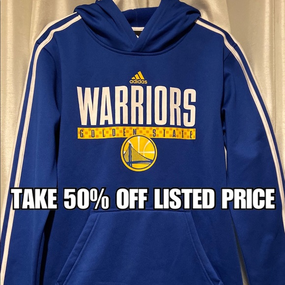 adidas Other - NWOT 🏀 Adidas Golden State Warriors Hoodie